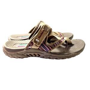 Skechers Outdoor Lifestyle Reggae Mad Swag Slip on Sandals Slides Multicolor 8